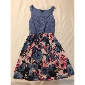 As U Wish Floral Dress